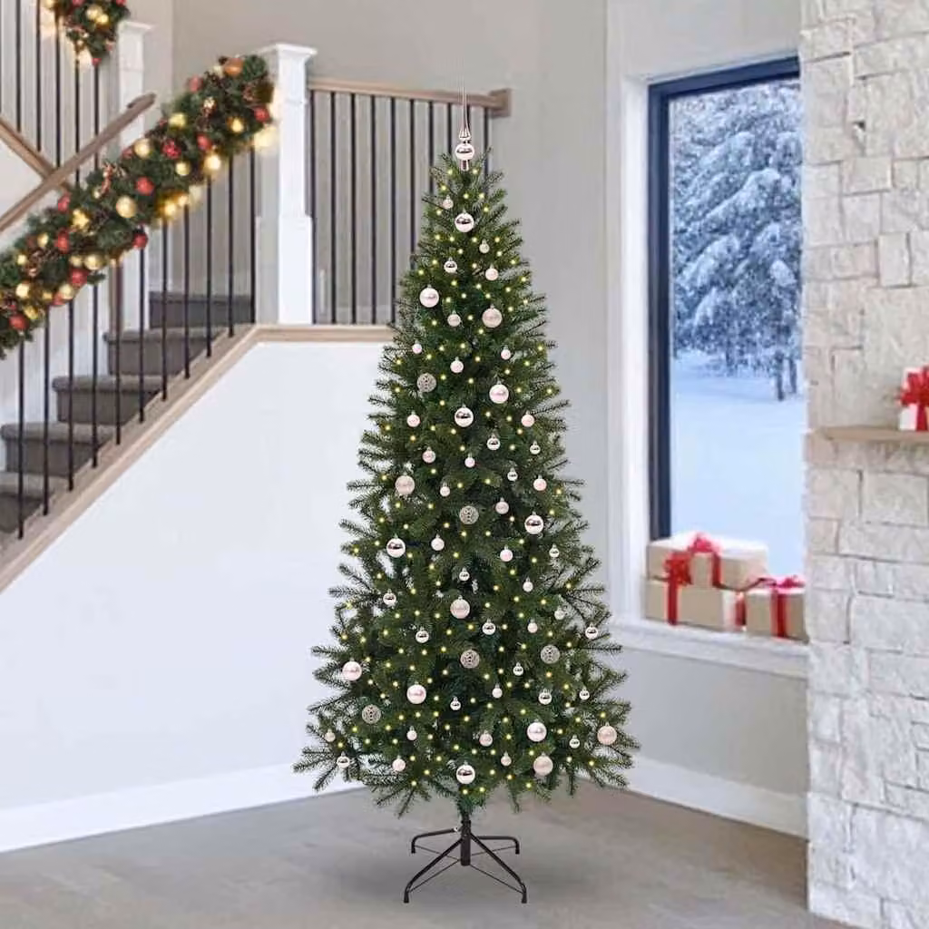 Maison Exclusive - Albero di Natale artificiale, verde, 240 cm, realizzato in PE e PVC