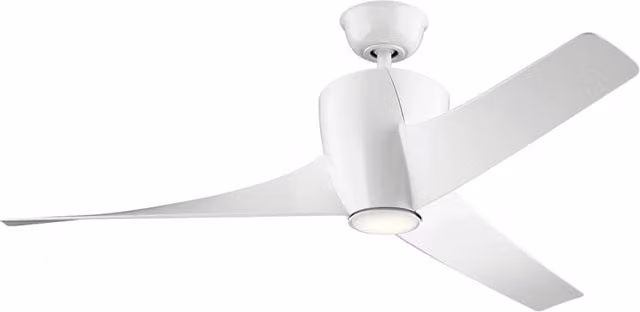 Ventilatore soffitto 142 cm LED 10W telecomando bianco