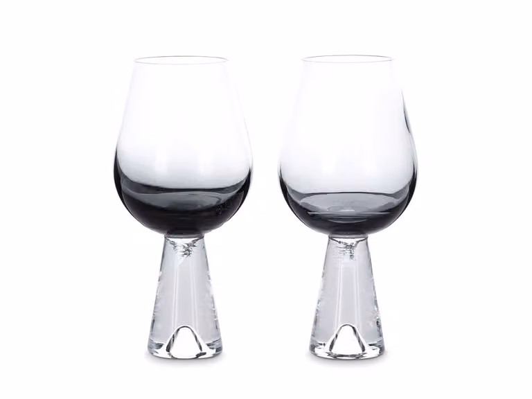 Tank Bicchieri da Vino Set da 2 pz - Nero