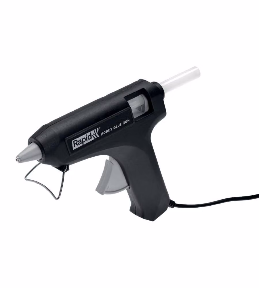 Rapid Pistola Colla a Caldo Hobby Gluegun - 6 Stick Trasparenti D.12 mm