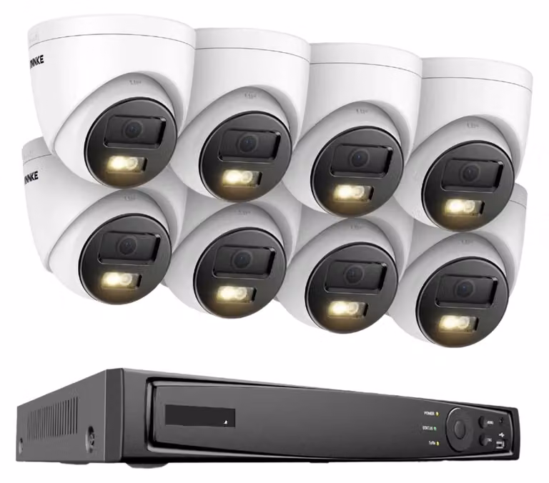 Kit completo di telecamere di sicurezza a 8 canali – Sistema di videosorveglianza ad alta definizione da 12MP con rilevamento intelligente