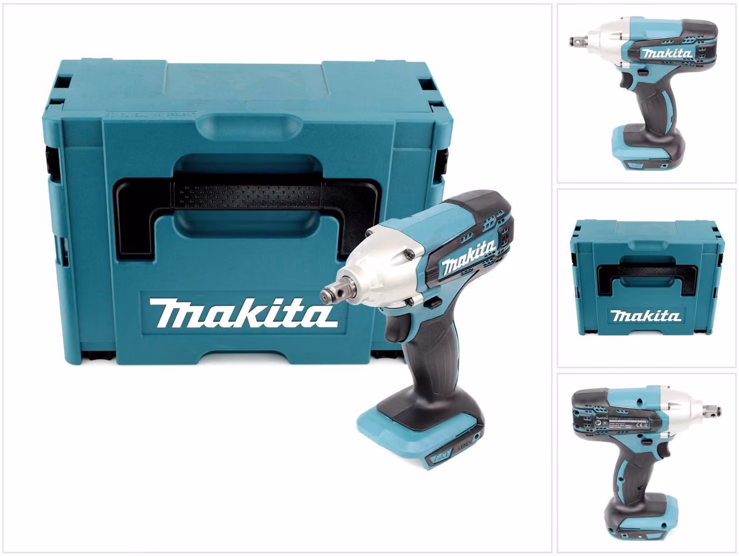 Makita DTW 190 Z Avvitatore ad impulsi a batteria 18V 190Nm + Valigetta Makpac - senza batteria, senza caricatore