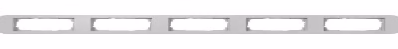 Cornice di copertura Gira 5f Gira E1 Grigio m 0215154