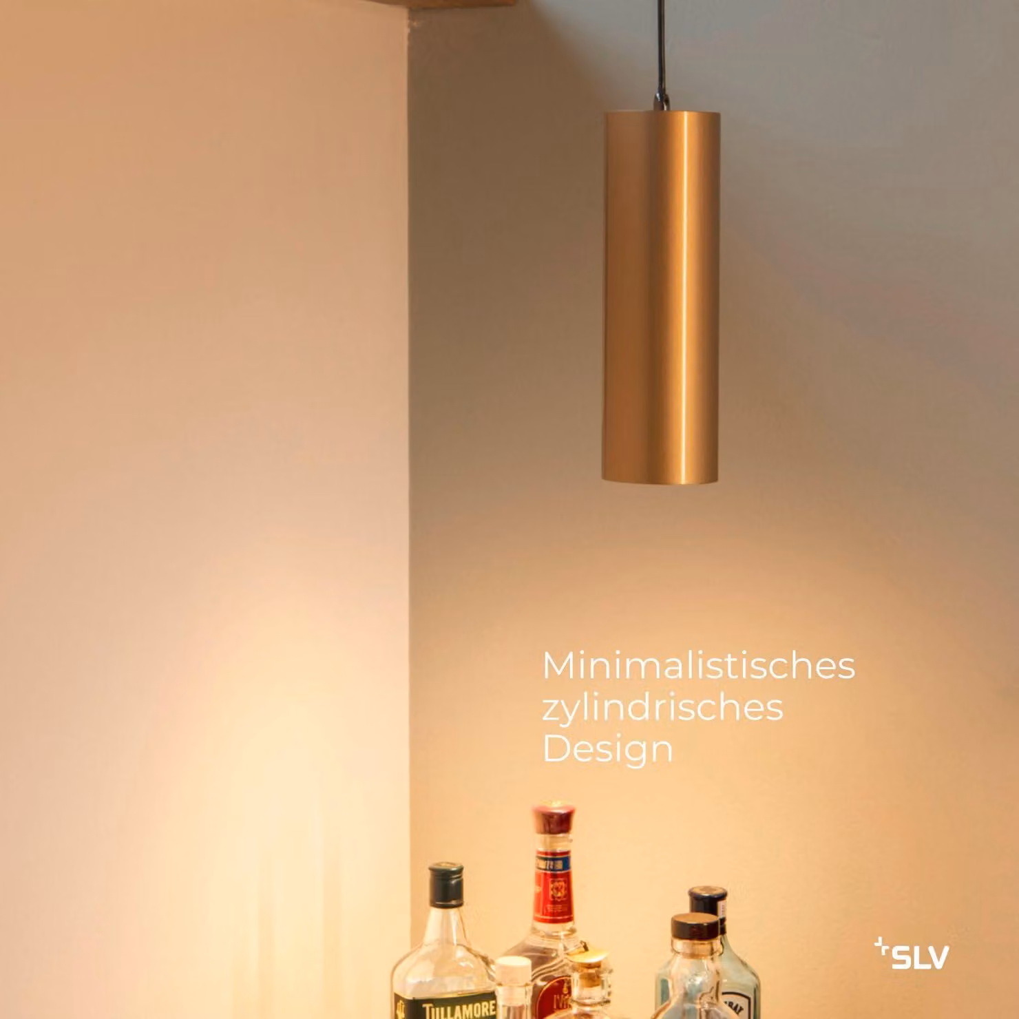 Lampada a sospensione Enola rotonda color oro E27 Ø10 cm
