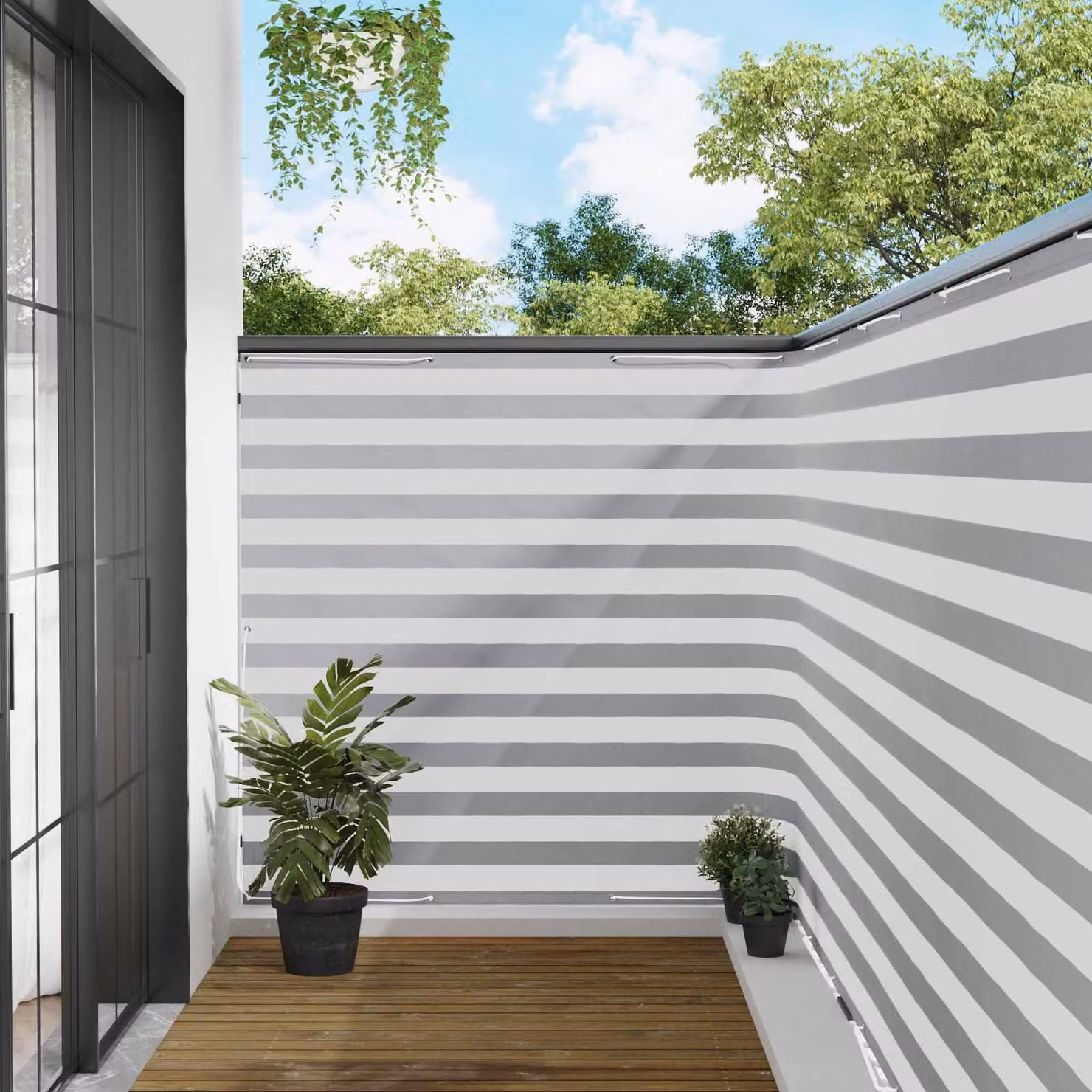 Schermo per la privacy del balcone, 150 x 600 cm