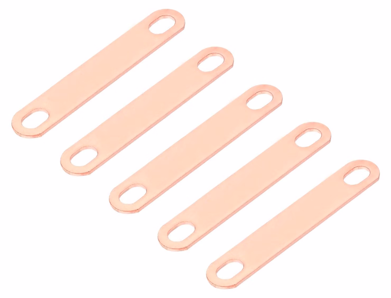 Connettori per barre collettrici in rame, confezione da 5 pezzi, 50 mm, colore rosso, per batterie LiFePO4