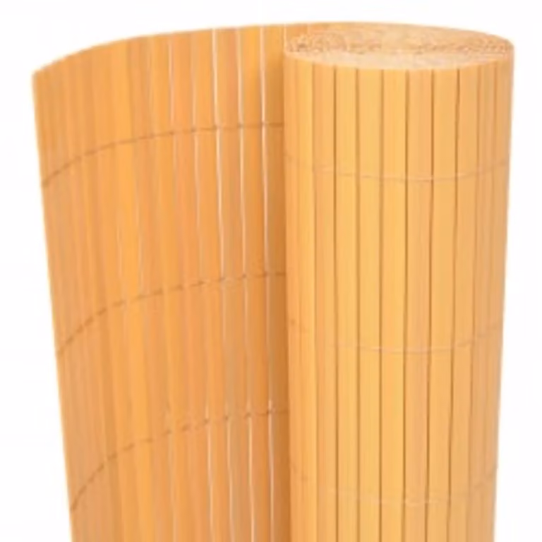 vidaXL Recinzione da giardino bifacciale 110x500 cm giallo