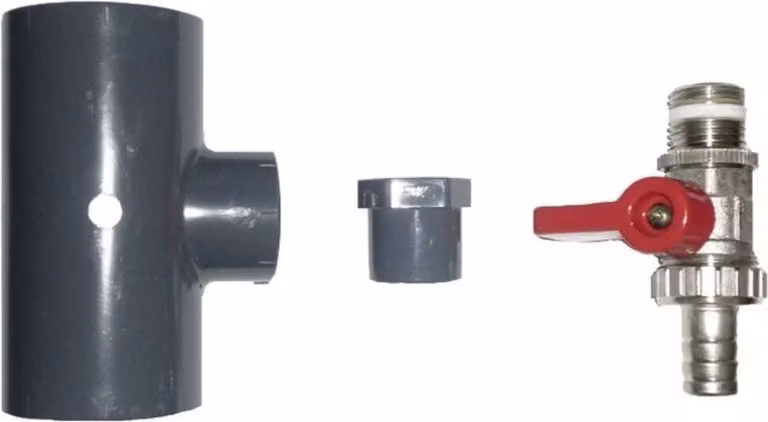 Set di scarico dell'assorbitore OKU per tubazioni in PVC Ø 40 mm