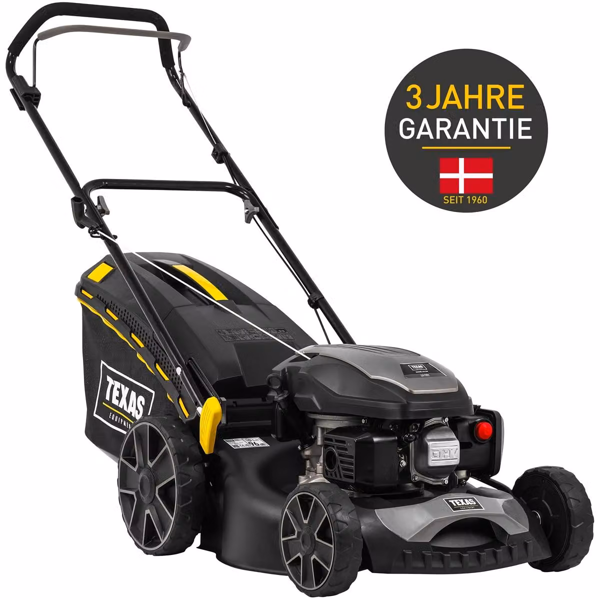TEXAS Rasaerba a benzina RAZOR 4611W, larghezza di taglio 46 cm, dotato di mulching, cesto di raccolta da 65 litri