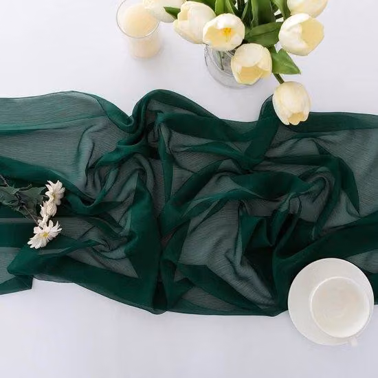 Runner da tavola Boho-Lichter verde scuro 75x300 cm