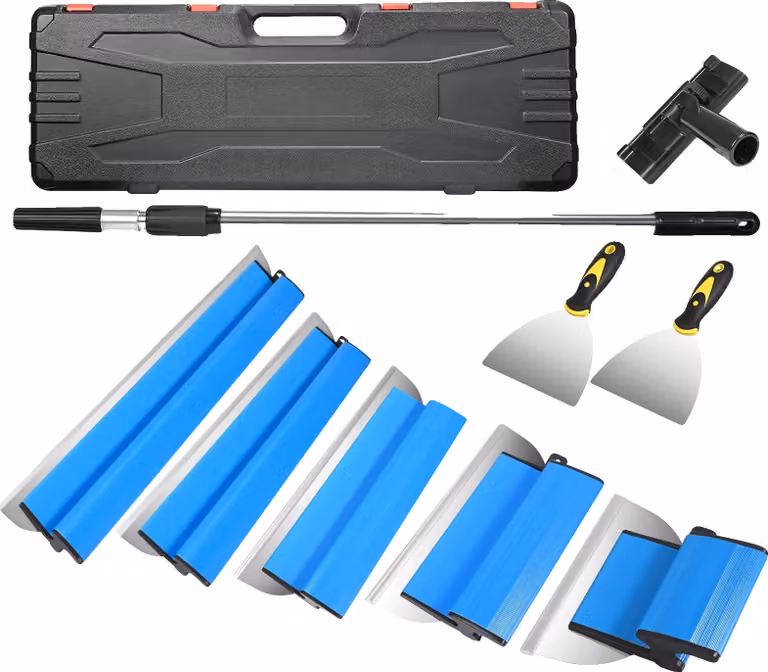Set di spatole, lame in acciaio inossidabile, impugnature ergonomiche, confezione da 2