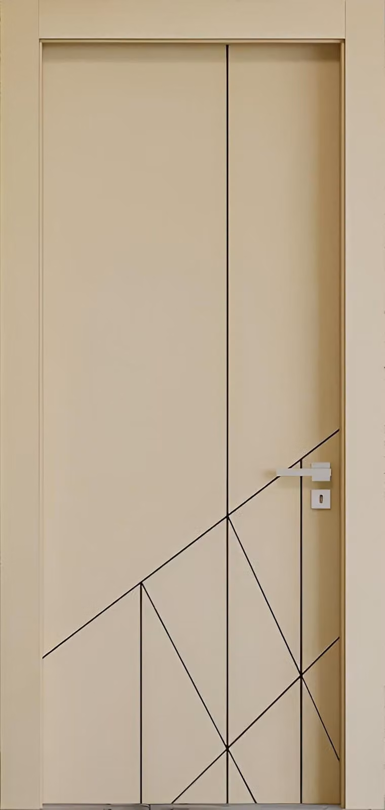 Exklusive Beige Wohnungstür Designer Haustüren Edle Einzeltür