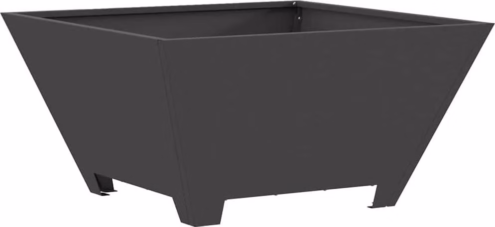 Focolare Nero 60 x 60 x 30 cm Acciaio