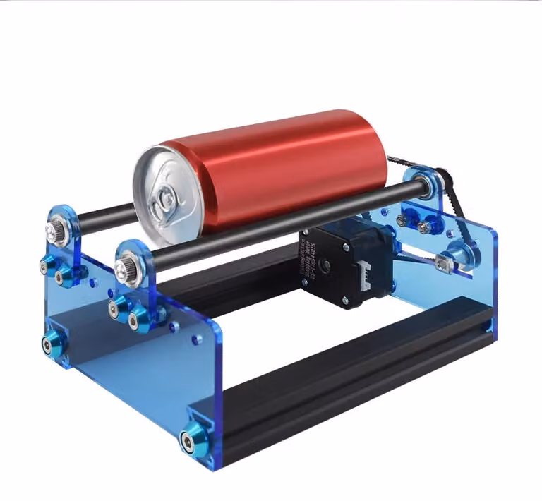 Modulo di rotazione per incisione laser - Rullo di rotazione per l'asse Y - Adatto per oggetti cilindrici - Componente per macchine