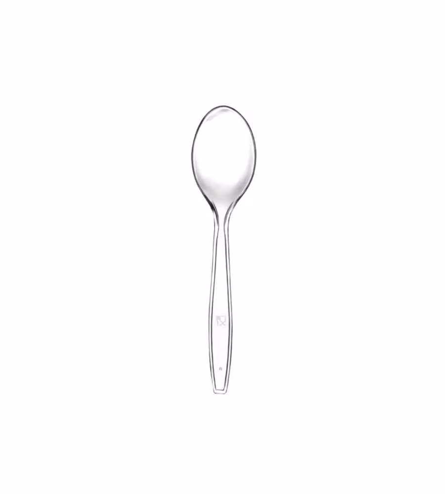 Cucchiaio Trasparente Pz 50 Re-Usable Dopla