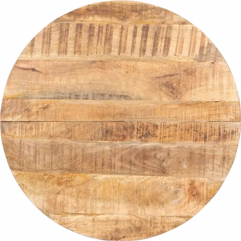 vidaXL Tavolo da pranzo 80 cm Legno di mango grezzo
