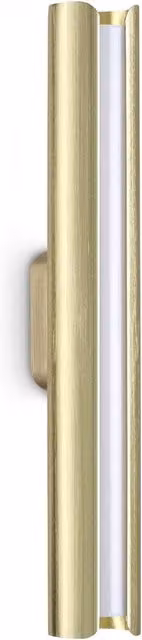 Applique Ideal Lux Dorica in metallo oro/ottone con luce LED bianco caldo per soggiorno e camera da letto