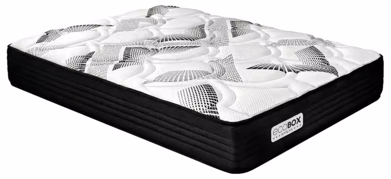 Materasso ibrido Eco Box con molle insacchettate e schiuma viscoelastica