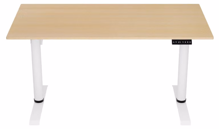 Scrivania elettrica regolabile in altezza Arozzi Arena Nordico - 160 x 82 x 71-115 cm - Betulla chiara
