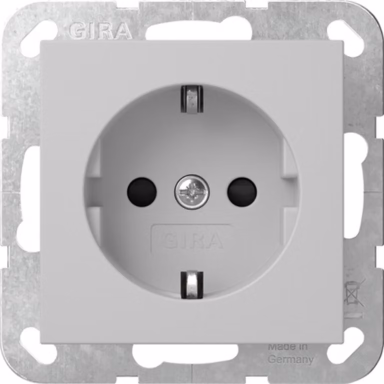 Presa SCHUKO Gira SP SRK Sistema 55 Grigio m 4183015