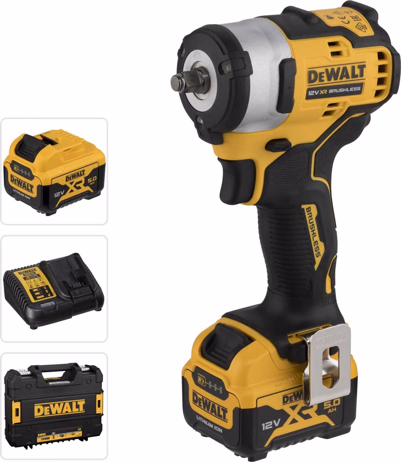 DeWalt DCF903P2-QW Avvitatore a impulsi a batteria (3/8), 12 volt