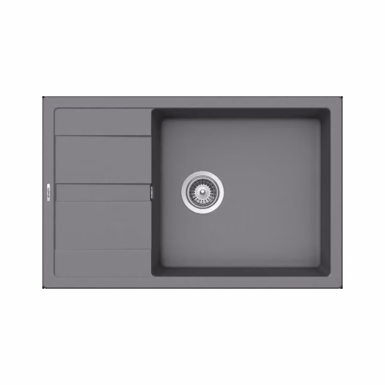 Lavello in granito Schock Manhattan D-100LS 500 x 780 mm croma MAND100LSUGCR