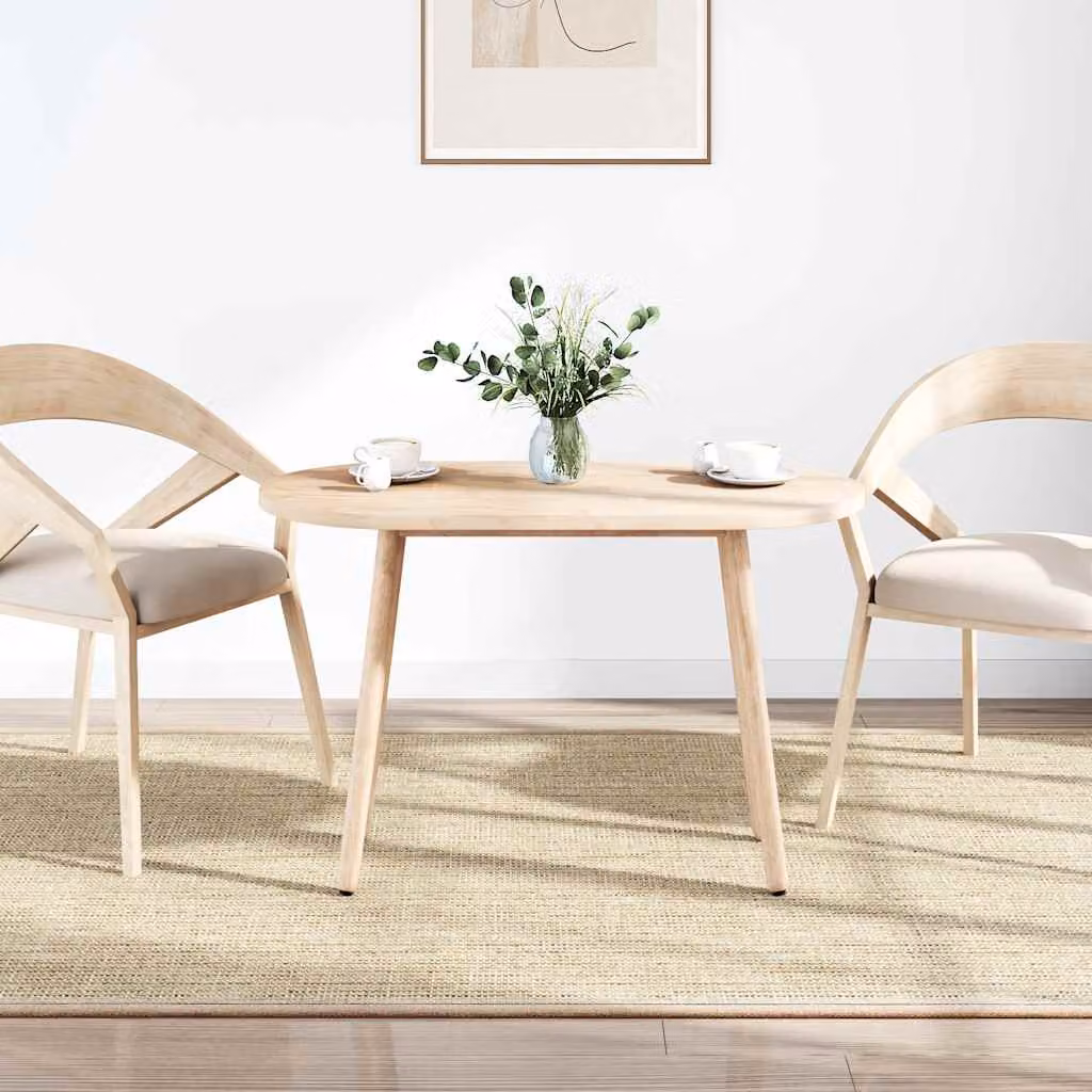 vidaXL Piano del tavolo 100x50x2,5 cm in legno massello di pino ovale