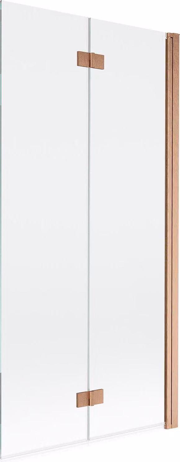 Mexen Mist paratia per doccia a 2 ante destra 90 x 150 cm, trasparente, rame spazzolato - 8A9-090-002-65-00-P