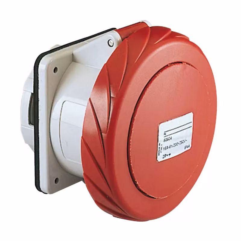 Presa da incasso Schneider Electric, versione diritta - 125 A, 3 poli + terra, 380-415 V CA, IP67 81694