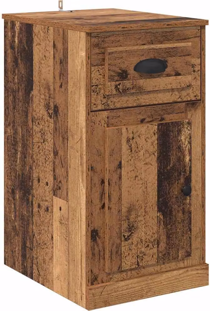 Mobile laterale Legno vecchio 40 x 50 x 75 cm Legno multistrato