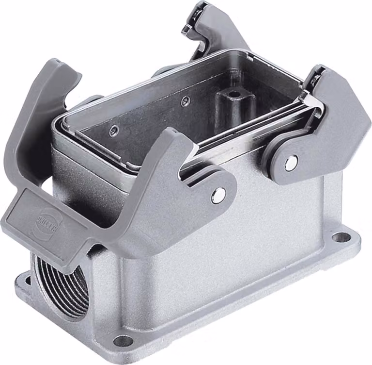 Custodia per presa Han 10EMV/B-asg2-QB - Custodia per connettore industriale 19 62 810 1271