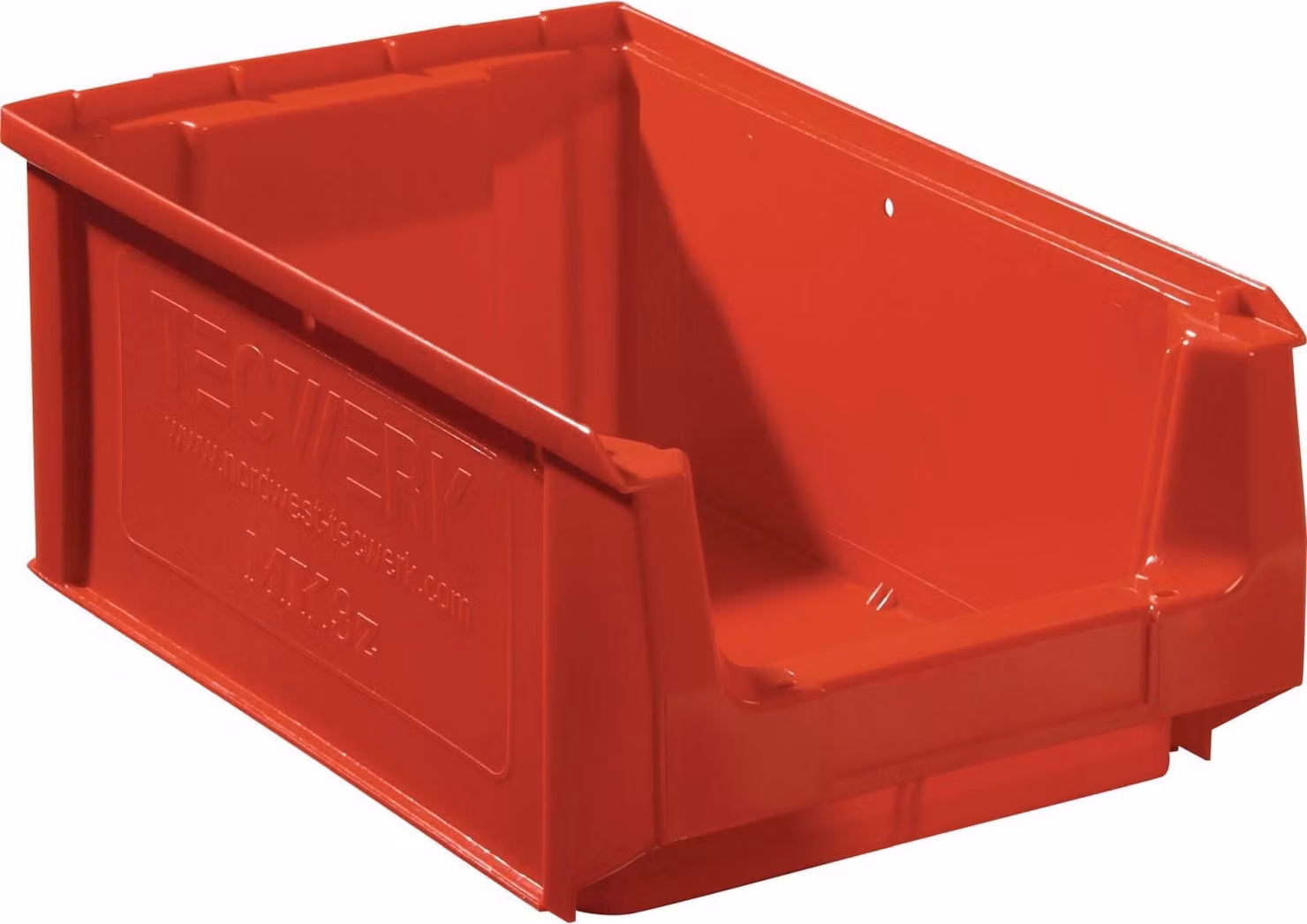 Contenitore aperto L350/300xL210xH140mm PE rosso