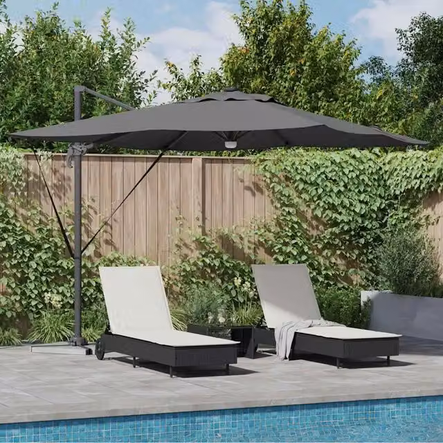 Parasol Roma Antracite 286 x 284 x 270 cm 42003353