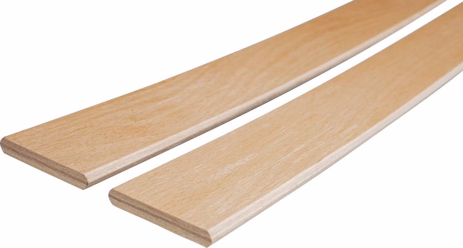 Listelli in faggio da 795 mm, set da 3 pezzi per letto a telaio