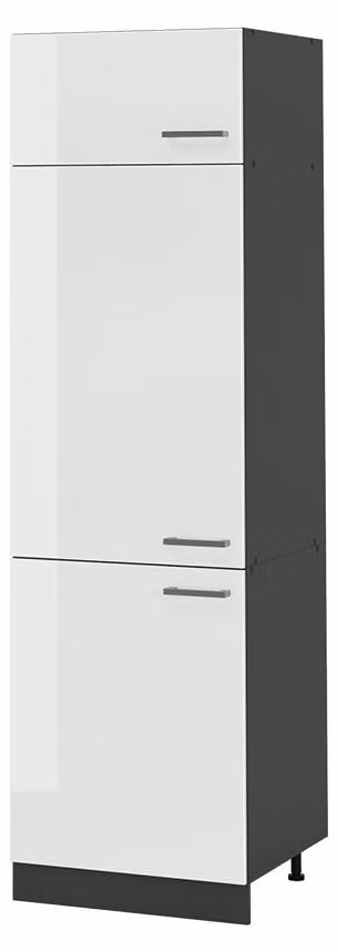 Mobile cucina dispensa Vicco R-Line Bianco lucido/Antracite 60 cm, Model 63198