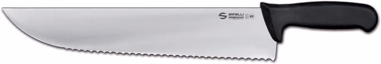 Coltello affettare, lama dentata cm 36 linea Supra di Sanelli Ambrogio