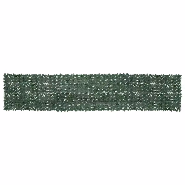 vidaXL Paravento da Balcone con Siepe Artificiale Verde Scuro L: 500 cm, H: 100 cm