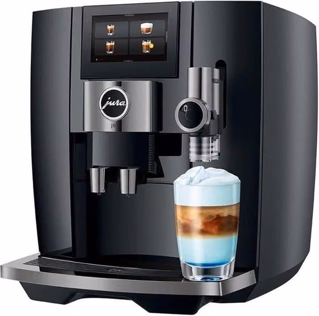 Jura J10 Piano Black Macchina da caffè Automatica con Wi-Fi, 44 specialità, Colore Nero