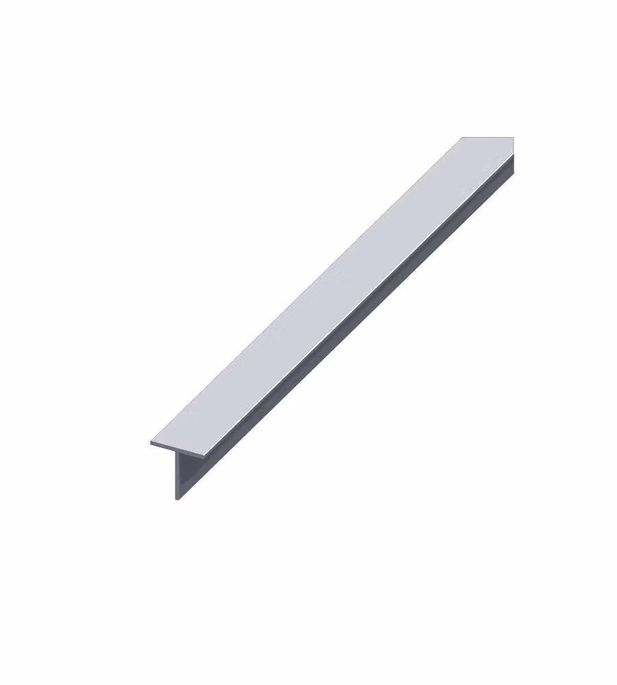 ALFER Profilo Quadrato a T Alluminio Naturale 11,5x1,5mm Lunghezza 1m