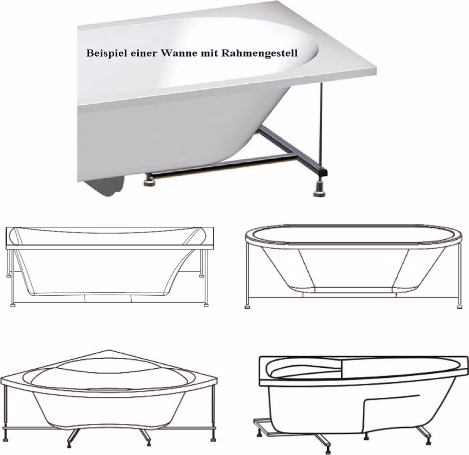 Telaio per bagno Eola