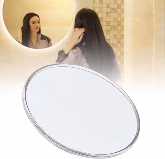 Specchio da trucco da viaggio - Ingrandimento 30x - 15,5 cm - Specchio da viaggio e da trucco - Portatile - Colore nero