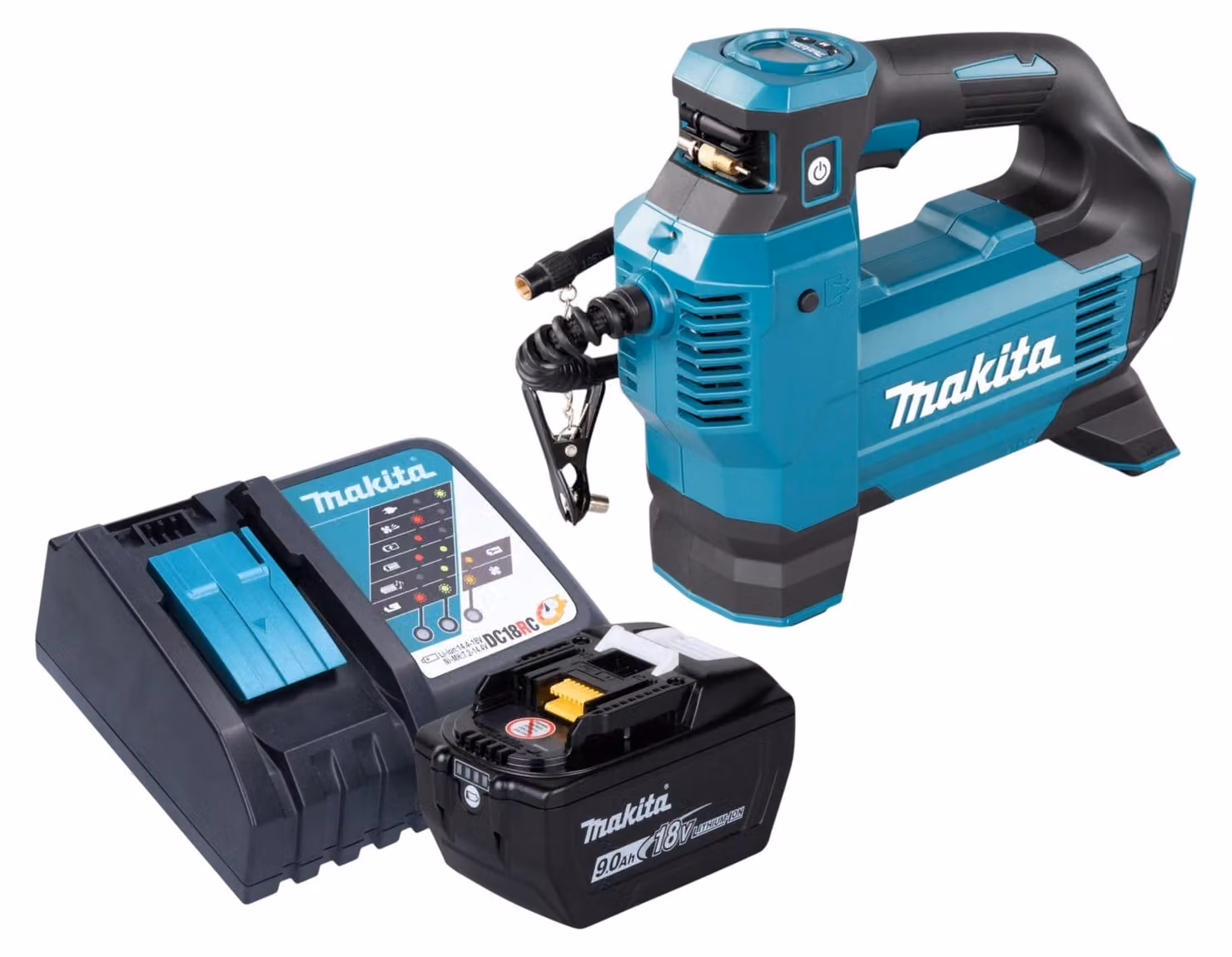 Compressore a batteria Makita DMP 181 Z 18 V 11,1 bar solo - senza batteria, senza caricabatterie