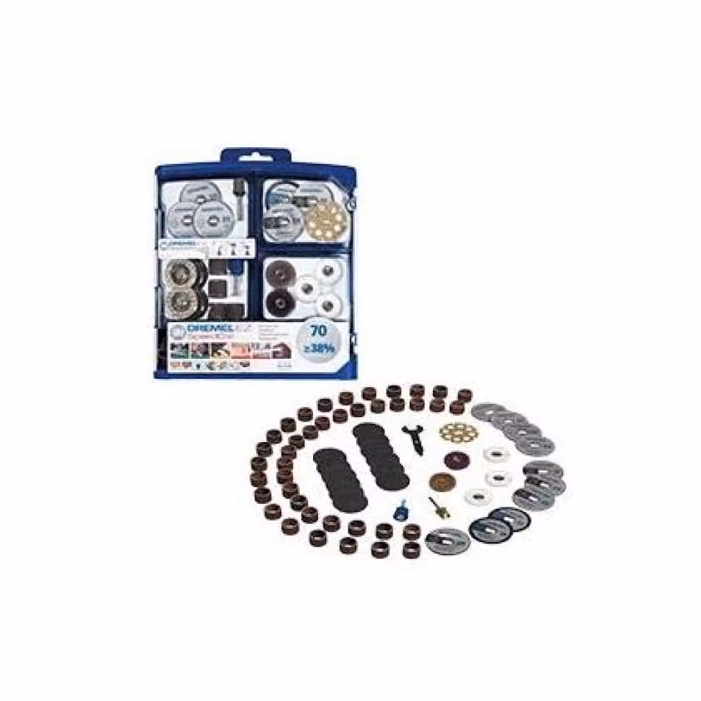 Dremel SC725, Set di accessori, Universale, Dremel, Multicolore, 70 pezzo/i