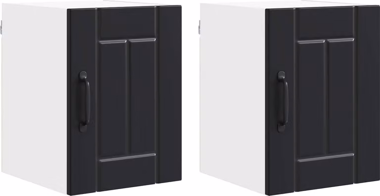 Armadietto a muro LUCCA 2 pcs Nero 30 x 31 x 40 cm