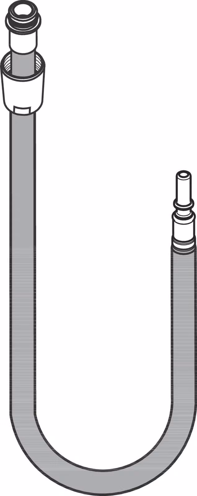 Tubo flessibile hansgrohe per miscelatore lavello 1250 mm, 1 pz.