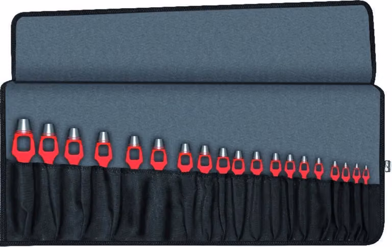 Set di ferri da stiro Henkelloche 19 pz. 2-20mm Paffrath