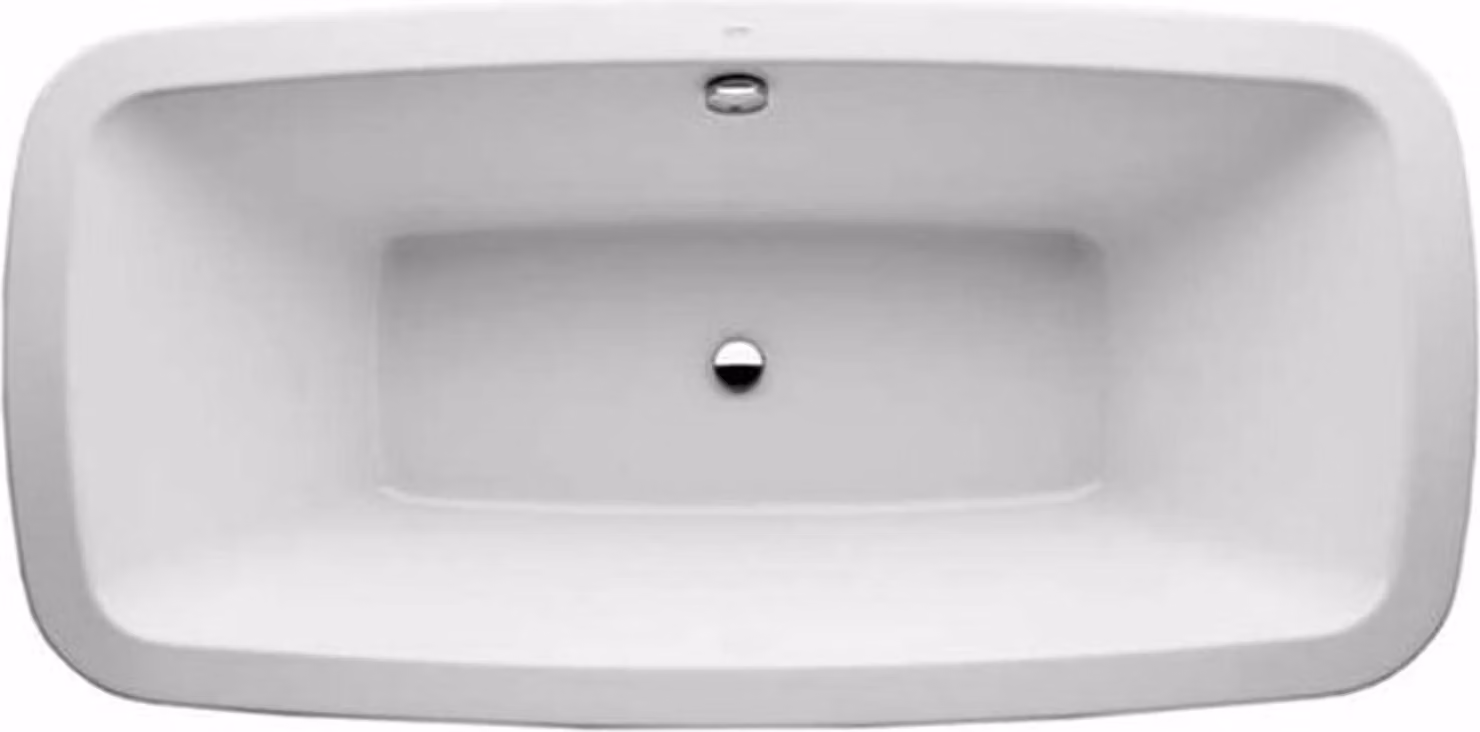 LAUFEN Baignoire Palomba à encastrer 1800x900x455 blanc, H2328000000001, H2328000000001