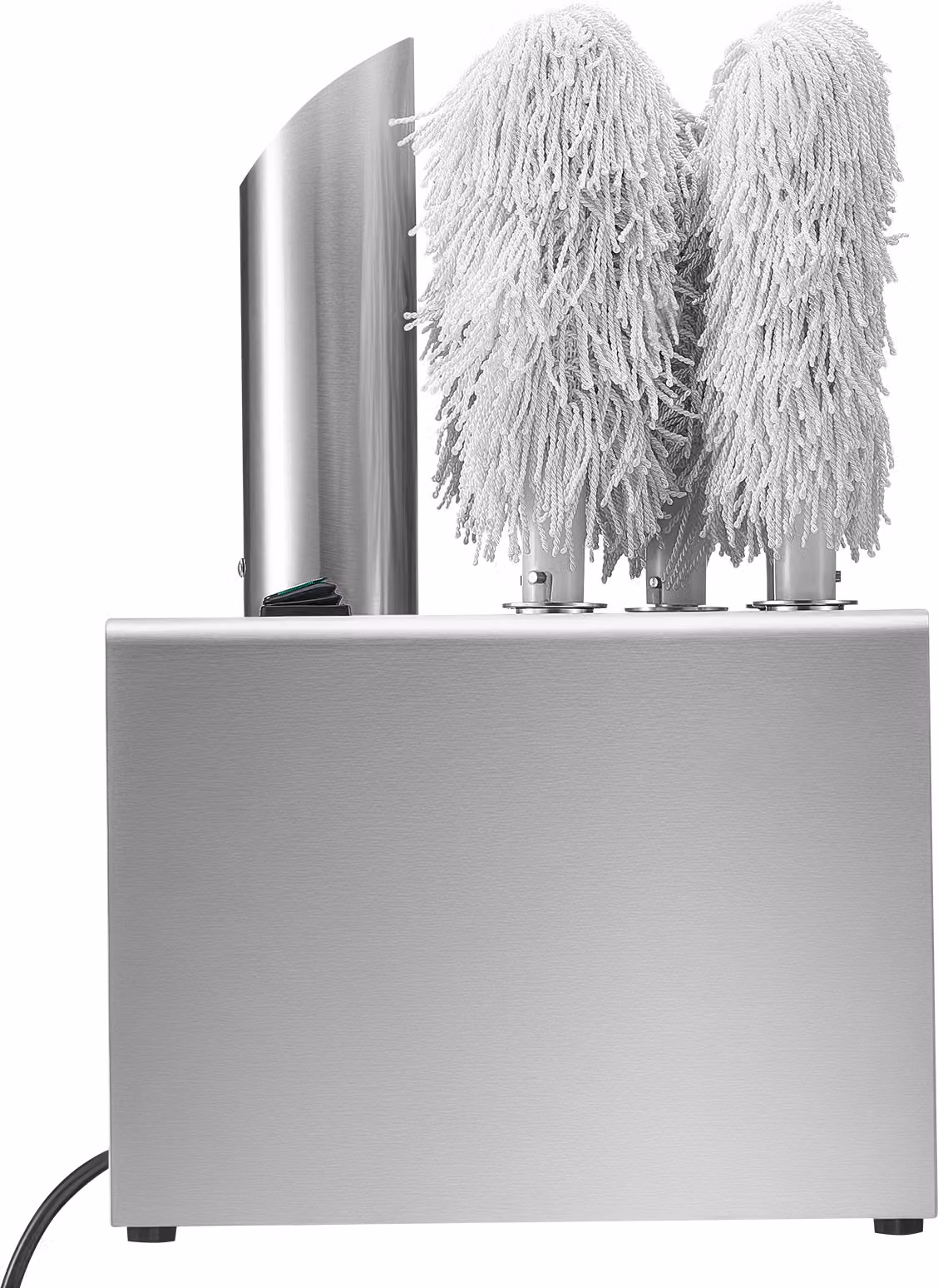 SucceBuy lucidatrice per vetri da vino, lucidatrice elettrica per vetri con 5 spazzole, 330 tazze/ora, lucidatrice commerciale per champagne, birra, caraffe