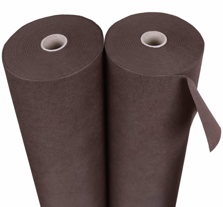 Tessuto agroindustriale marrone, 50 grammi, con protezione UV, dimensioni 1,10 m x 70 m