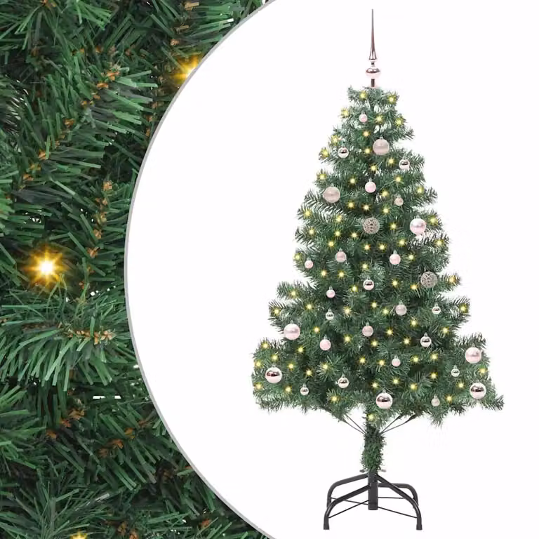 vidaXL Albero di Natale Verde 150 cm PVC